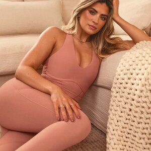 Gymshark Whitney Longline Bra - Canyon Red